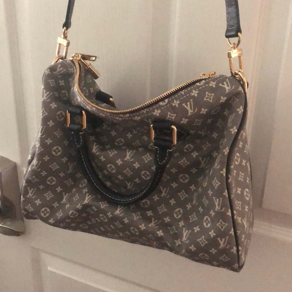 Auth. Louis Vuitton Mini Lin Idylle Bandouliere